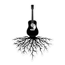 Load image into Gallery viewer, Acoustic Guitar Roots Sticker
