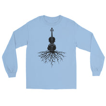 Load image into Gallery viewer, Fiddle Roots in Black- Unisex Long Sleeve
