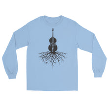 Load image into Gallery viewer, Upright Bass Roots in Black- Unisex Long Sleeve
