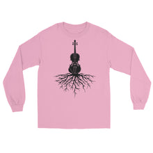 Load image into Gallery viewer, Fiddle Roots in Black- Unisex Long Sleeve
