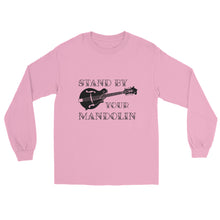 Load image into Gallery viewer, Stand by your Mandolin in Black- Unisex Long Sleeve
