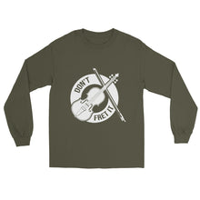 Load image into Gallery viewer, Don&#39;t Fret It in White- Unisex Long Sleeve
