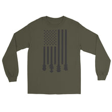 Load image into Gallery viewer, Bluegrass Flag Stocks in Black- Unisex Long Sleeve
