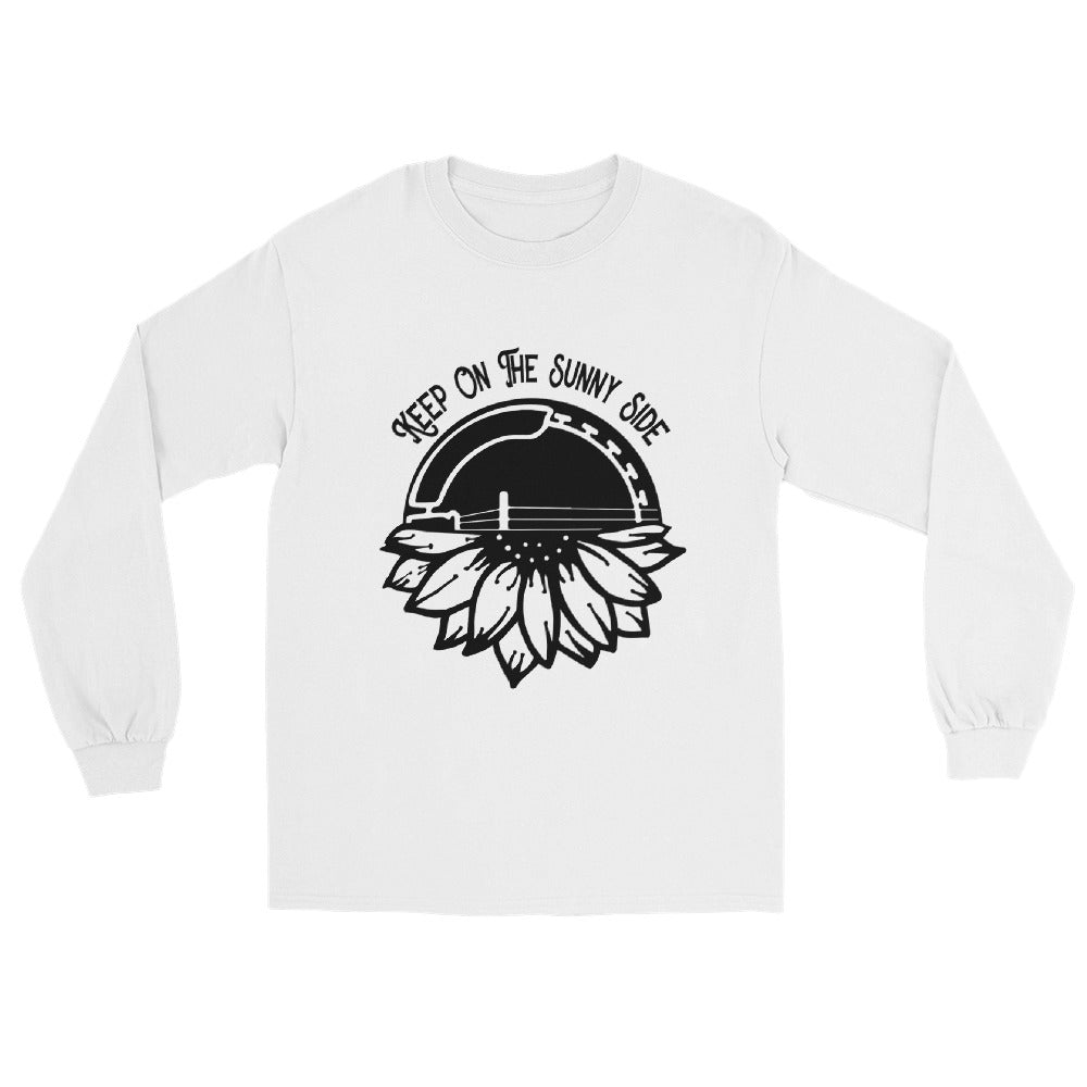 Keep on the Sunny Side in Black- Unisex Long Sleeve