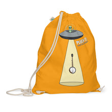 Load image into Gallery viewer, Alien Abducts Banjo Cotton Drawstring Bag
