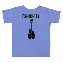 Load image into Gallery viewer, Chuck It! Mandolin in Black Toddler Short Sleeve Tee
