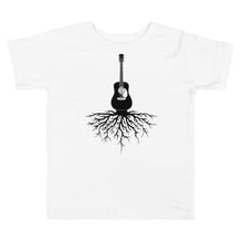 Load image into Gallery viewer, Guitar Roots in Black- Toddler Short Sleeve
