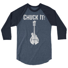 Load image into Gallery viewer, Chuck It! Mandolin in White- Unisex 3/4 Sleeve
