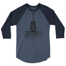 Load image into Gallery viewer, Dobro Roots in Black- Unisex 3/4 Sleeve
