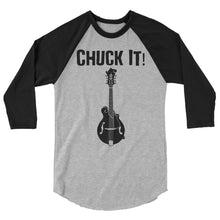 Load image into Gallery viewer, Chuck It! Mandolin in Black- Unisex 3/4 Sleeve
