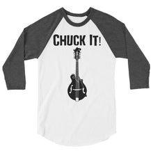 Load image into Gallery viewer, Chuck It! Mandolin in Black- Unisex 3/4 Sleeve
