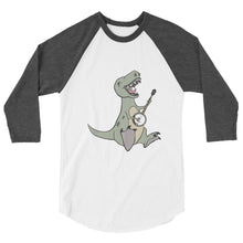 Load image into Gallery viewer, T-Rex Pays Banjo- Unisex 3/4 Sleeve
