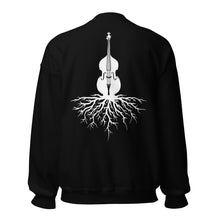 Load image into Gallery viewer, Upright Bass Roots in White- Unisex Sweatshirt
