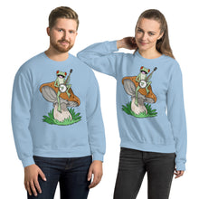 Load image into Gallery viewer, Frog Plays Banjo- Unisex Sweatshirt
