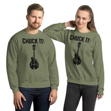 Load image into Gallery viewer, Chuck It! Mandolin in Black- Unisex Sweatshirt
