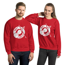 Load image into Gallery viewer, Don&#39;t Fret It in White- Unisex Sweatshirt
