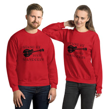 Load image into Gallery viewer, Stand by your Mandolin in Black- Unisex Sweatshirt
