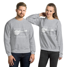 Load image into Gallery viewer, Stand by your Mandolin in White- Unisex Sweatshirt
