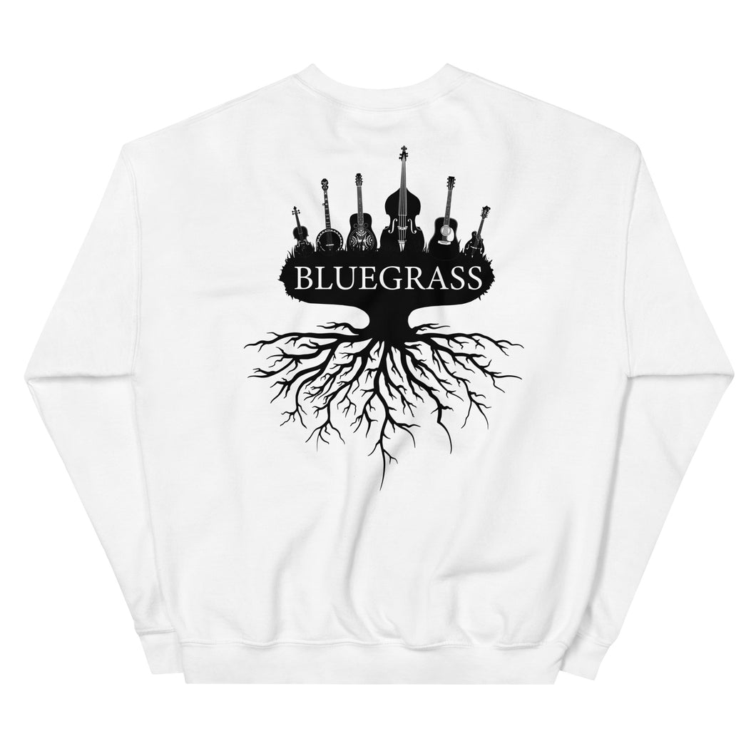 Bluegrass Roots in Black- Unisex Sweatshirt