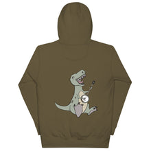 Load image into Gallery viewer, T-Rex Plays Banjo- Unisex Hoodie
