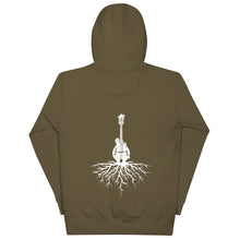 Load image into Gallery viewer, Mandolin Roots in White- Unisex Hoodie
