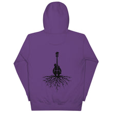 Load image into Gallery viewer, Mandolin Roots in Black- Unisex Hoodie
