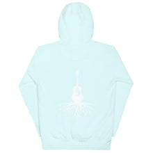Load image into Gallery viewer, Acoustic Guitar Roots in White- Unisex Hoodie

