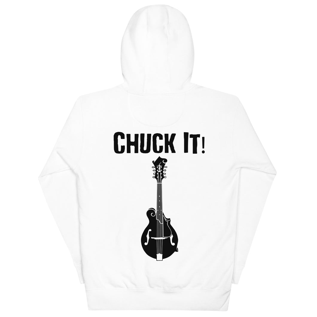 Chuck It! Mandolin in Black- Unisex Hoodie