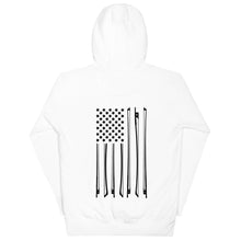 Load image into Gallery viewer, Bow Flag in Black- Unisex Hoodie
