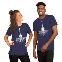 Load image into Gallery viewer, Banjo Roots in White- Unisex Short Sleeve
