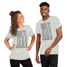 Load image into Gallery viewer, Bow Flag in Black- Unisex Short Sleeve

