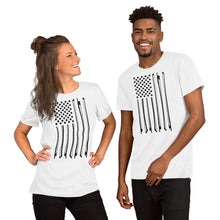 Load image into Gallery viewer, Bow Flag in Black- Unisex Short Sleeve
