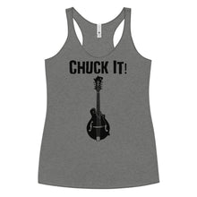 Load image into Gallery viewer, Chuck It! Mandolin in Blank- Women&#39;s Racerback Tank
