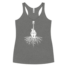 Load image into Gallery viewer, Mandolin Roots in White- Women&#39;s Racerback Tank
