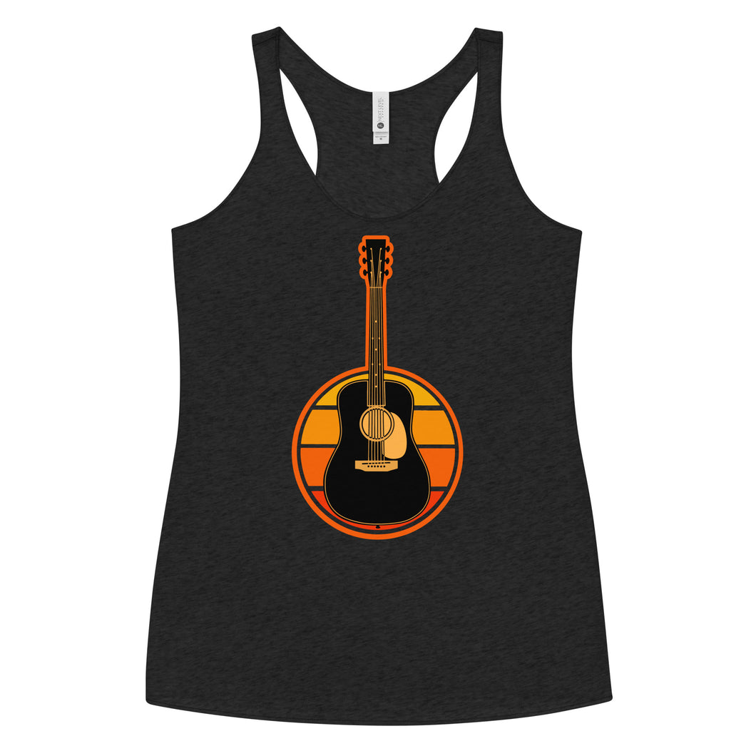 Sunny Guitar- Women's Racerback Tank