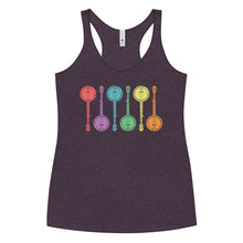 Load image into Gallery viewer, Colorful Banjos- Women&#39;s Racerback Tank
