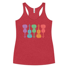 Load image into Gallery viewer, Colorful Fiddles- Women&#39;s Racerback Tank
