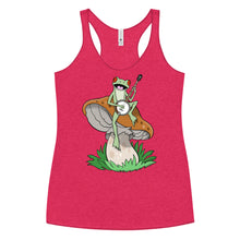 Load image into Gallery viewer, Frog Plays Banjo- Women&#39;s Racerback Tank
