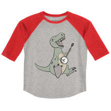 Load image into Gallery viewer, T-Rex Plays Banjo- Youth 3/4
