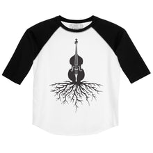 Load image into Gallery viewer, Upright Bass Roots in Black- Youth 3/4
