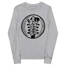 Load image into Gallery viewer, 8 String Machine in Black- Youth Long Sleeve
