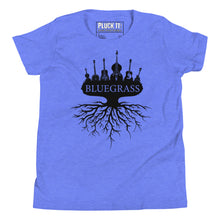 Load image into Gallery viewer, Bluegrass Roots in Black- Youth Short Sleeve
