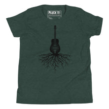 Load image into Gallery viewer, Dobro Roots in Black- Youth Short Sleeve
