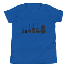 Load image into Gallery viewer, Bluegrass Instruments in Black- Youth Short Sleeve
