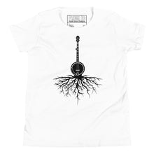 Load image into Gallery viewer, Banjo Roots in Black- Youth Short Sleeve
