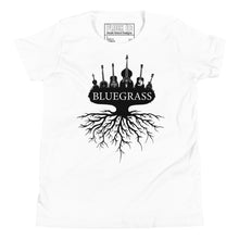 Load image into Gallery viewer, Bluegrass Roots in Black- Youth Short Sleeve
